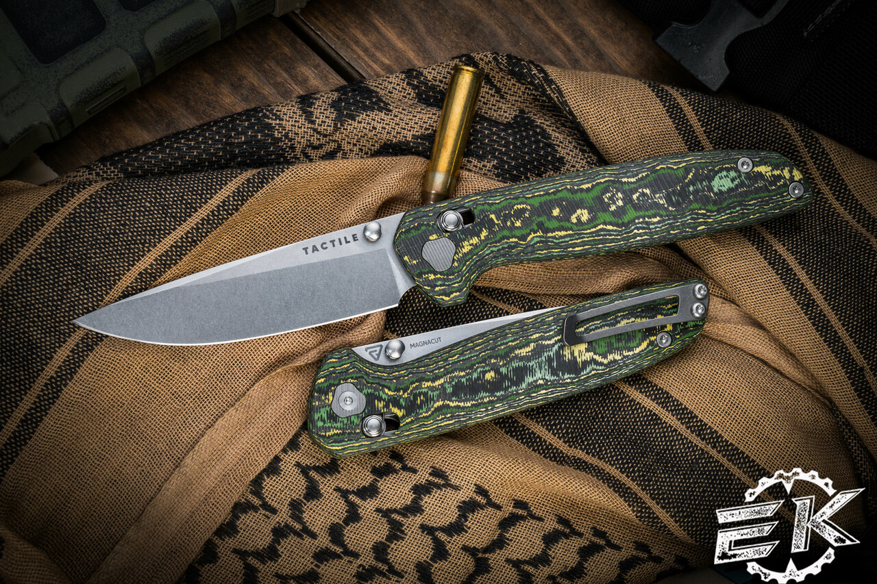 Tactile Knife Co. Maverick Toxic Storm Carbon Fiber Crossbar Lock