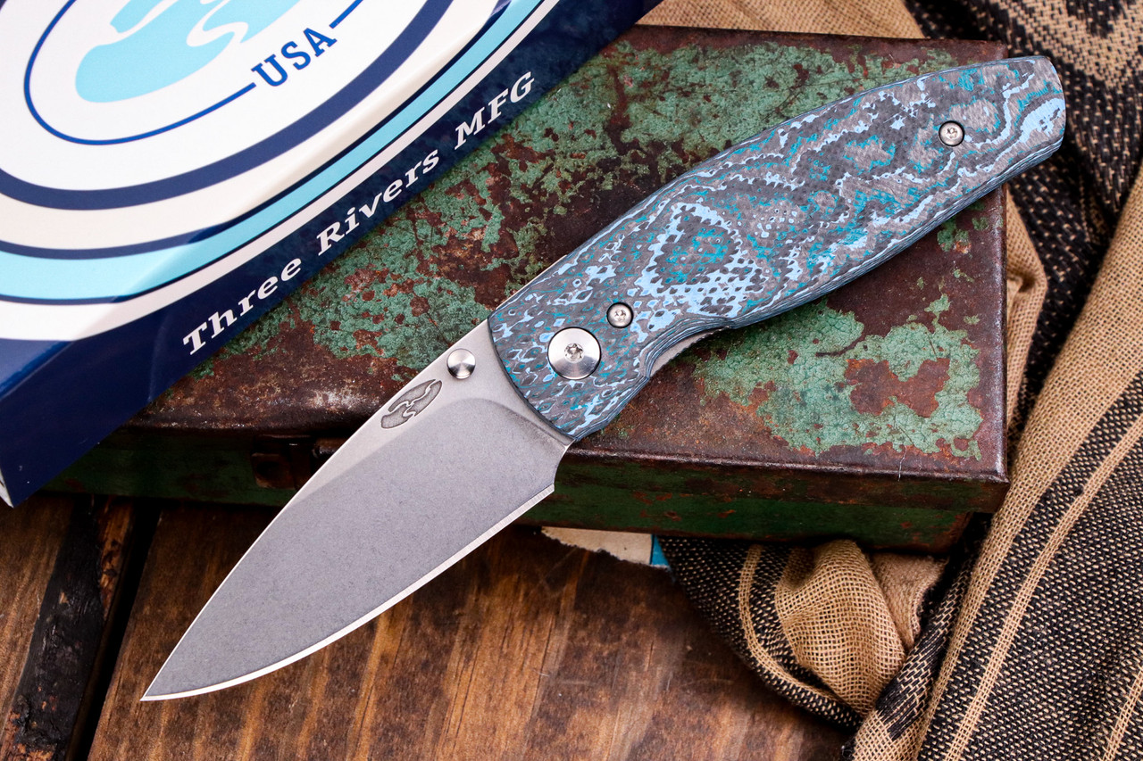 Three Rivers Manufacturing NEUTRON 2 Folding Knife Diamond Texture