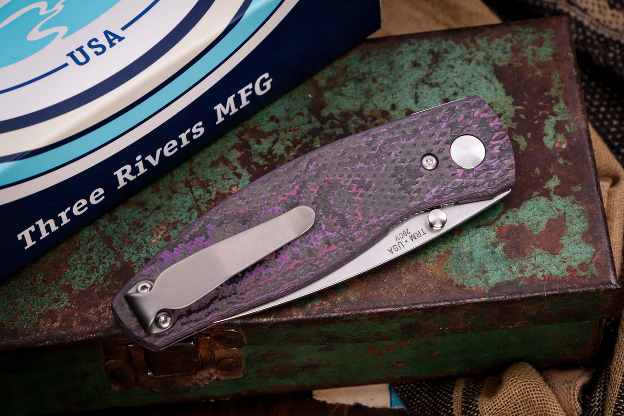 Three Rivers Manufacturing NEUTRON 2 Folding Knife Diamond Texture