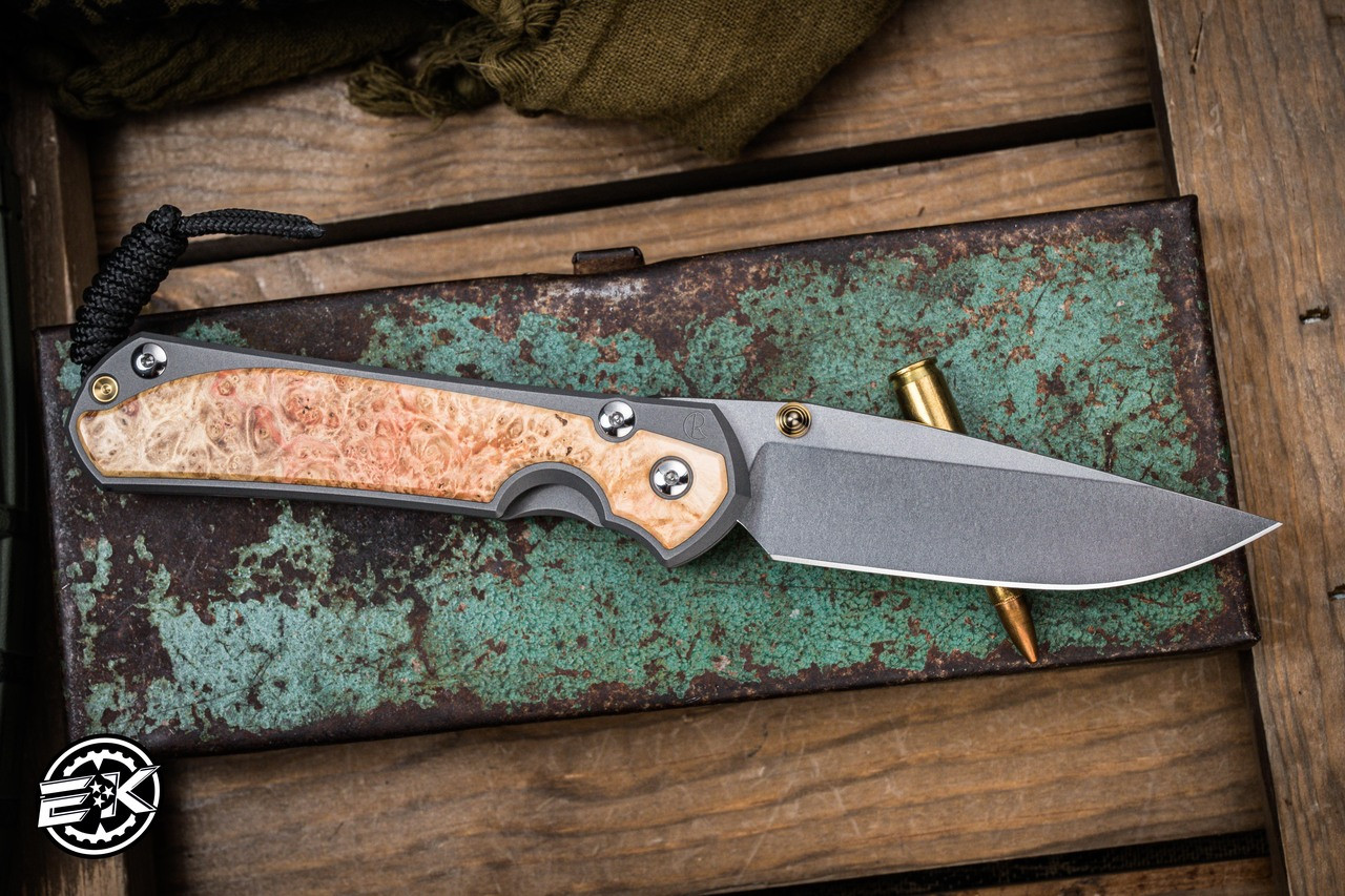 Left Hand-Chris Reeve Knives Large Sebenza 31 Folding Knife Glass