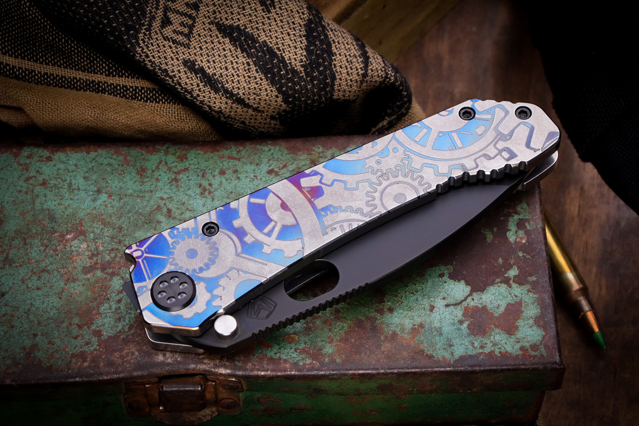 Medford 187 DP Folding Knife Titanium Deep-Cut 