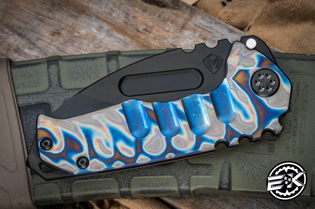 Medford Praetorian Genesis T Folding Knife Flamed Violet Titanium