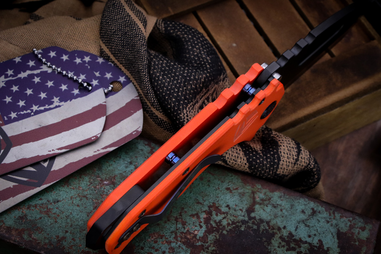 Medford Praetorian Scout M/P Folding Knife Hi-Vis Orange G10