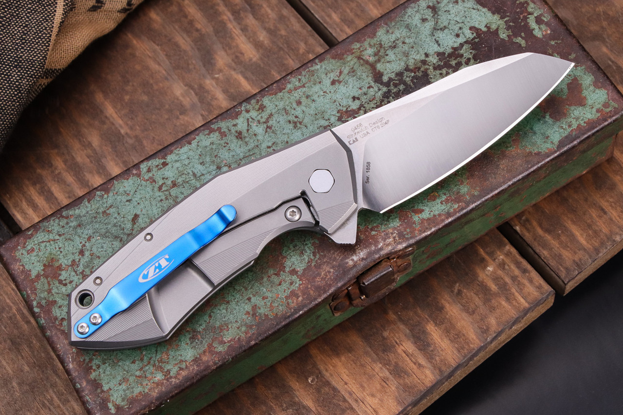 Zero Tolerance 0456 Sinkevich Titanium Folding Knife ZT0456 (Preowned)