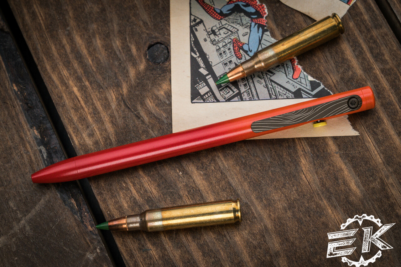 Tactile Turn EMBER Red-Orange Gradient Titanium Slim Bolt Action