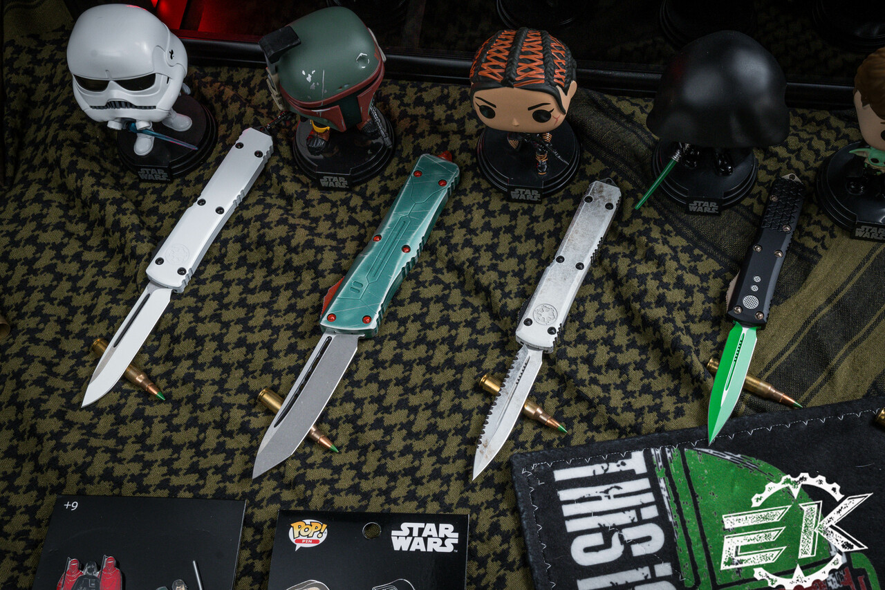 Microtech Star Wars Collectors OTF Knife Set Funkos Included (Preowned) -  EKnives LLC