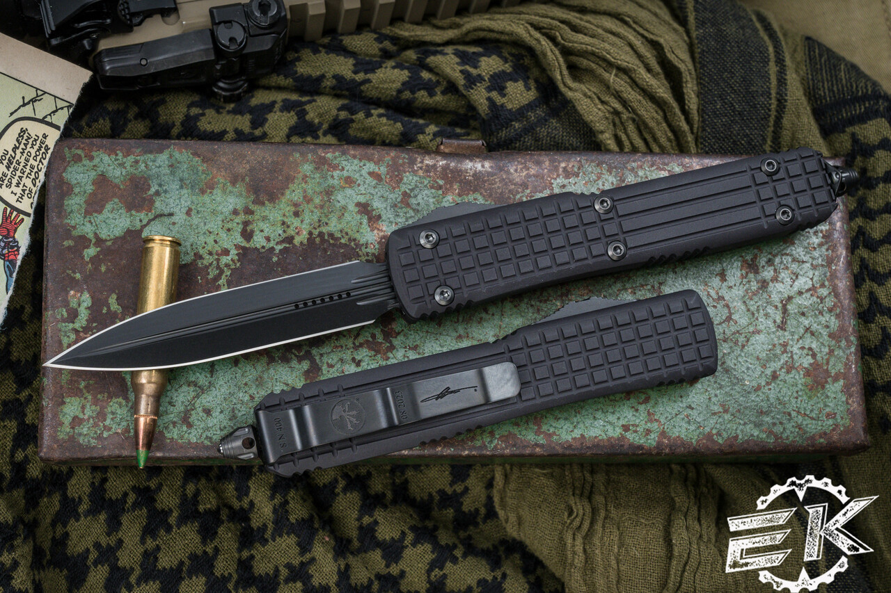 Microtech Ultratech OTF Automatic Knife Delta Frag Shadow 3.4