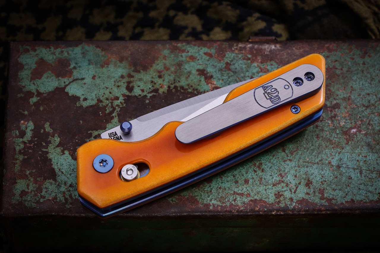 Vintage Orange Paper Micarta Scales/Sheets - Micarta Knife Handle