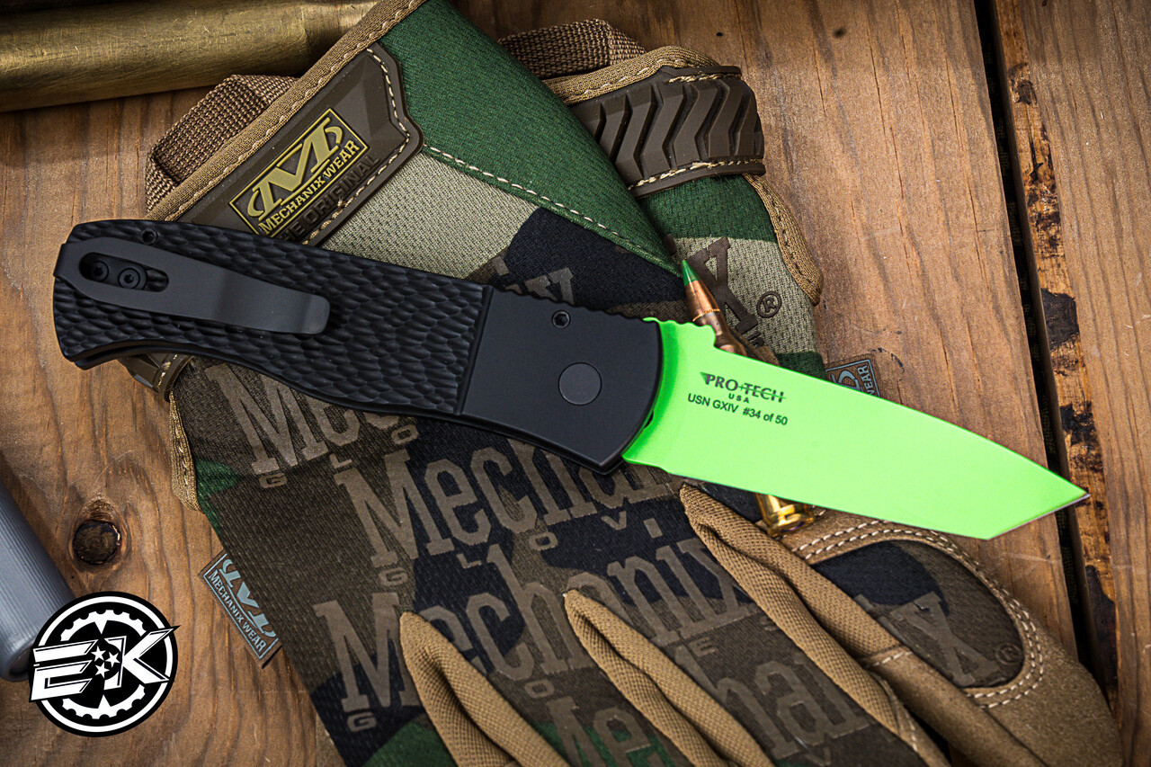 ProTech Emerson CQC7 Automatic Knife Jigged Black 3.25