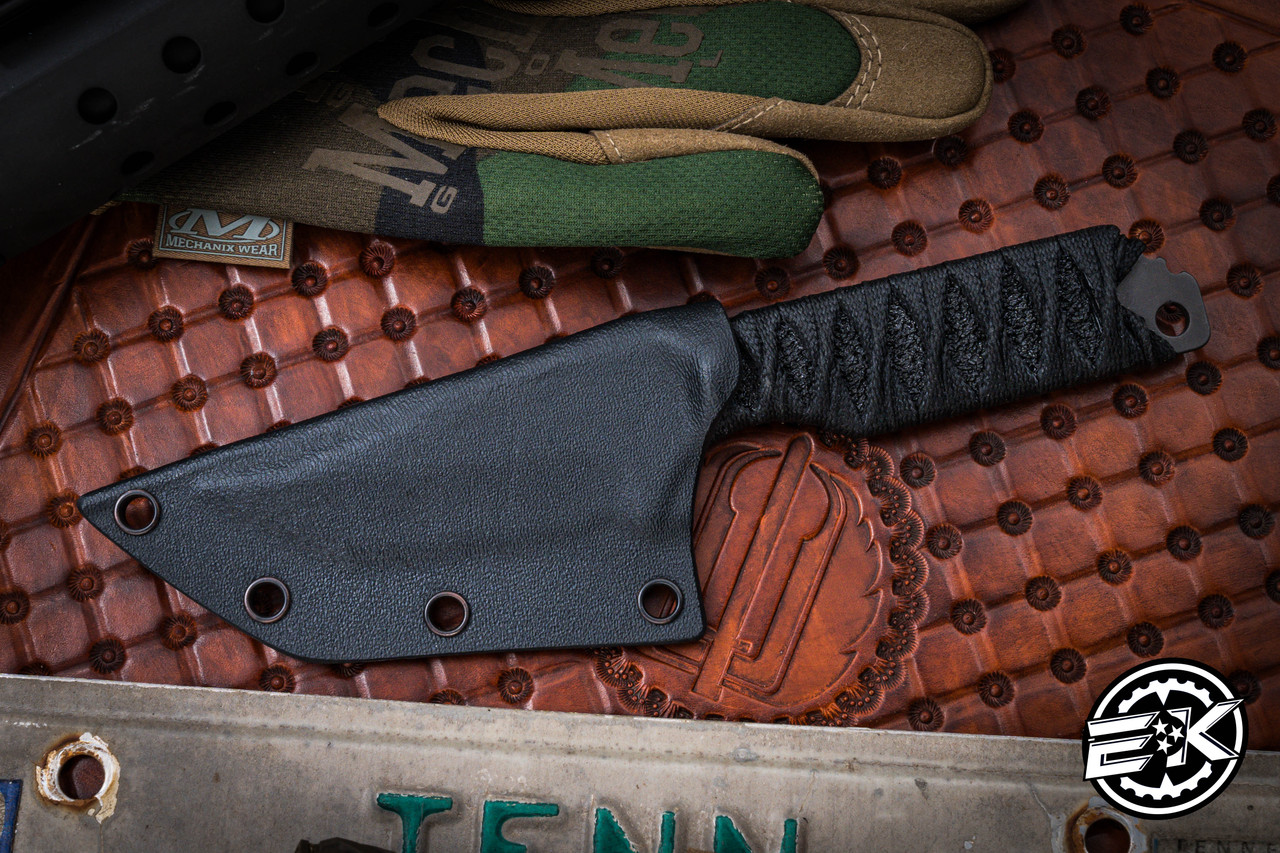 Strider Knives/Bastinelli Fixed Blade Custom Tsuka Wrapped 3.25
