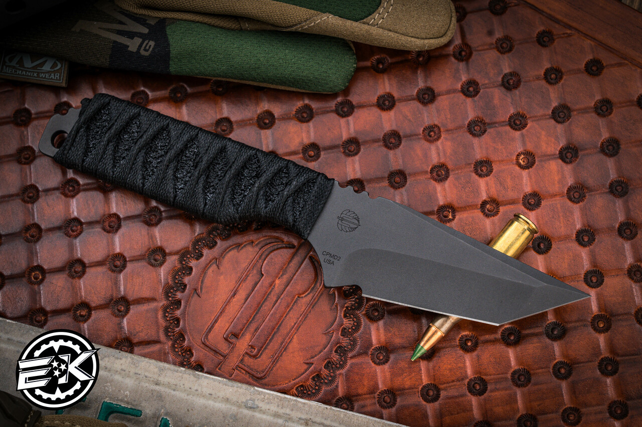 Strider Knives/Bastinelli Fixed Blade Custom Tsuka Wrapped 3.25