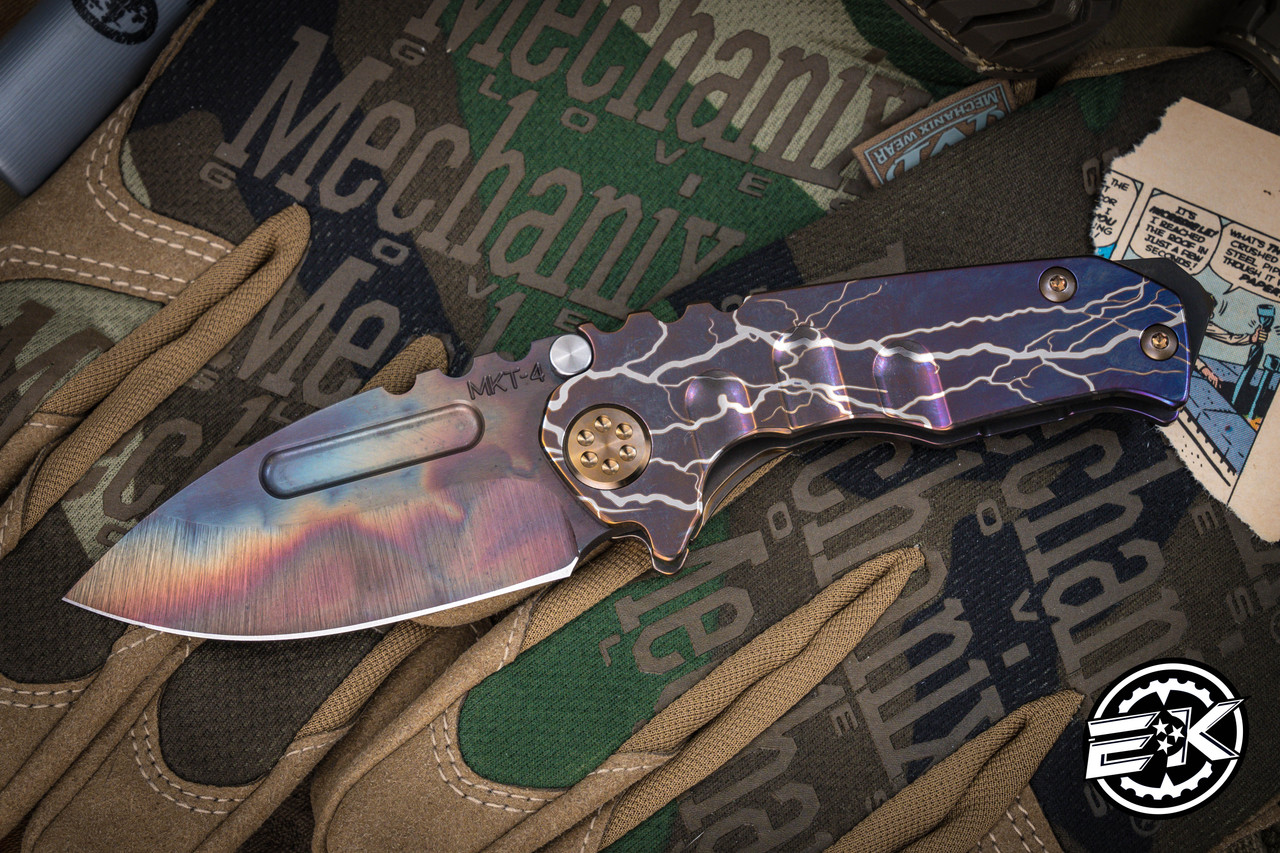 BRITO ブリトー　モリブデン鋼 230mm ⑤ Medford Micro Praetorian T Knife Bronze/Violet 