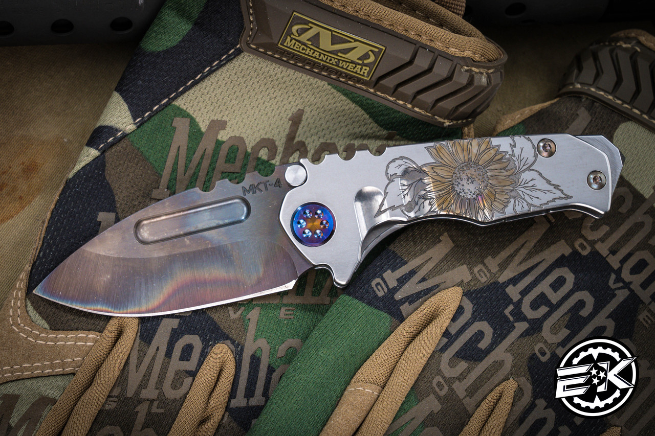 Medford Micro Praetorian T Folding Knife Tumbled Titanium w