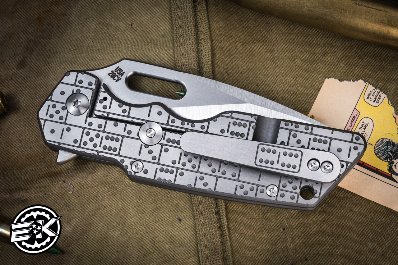 A2D Attn2Detail Mercantile Mark 1 Large Folder Titanium Domino MF