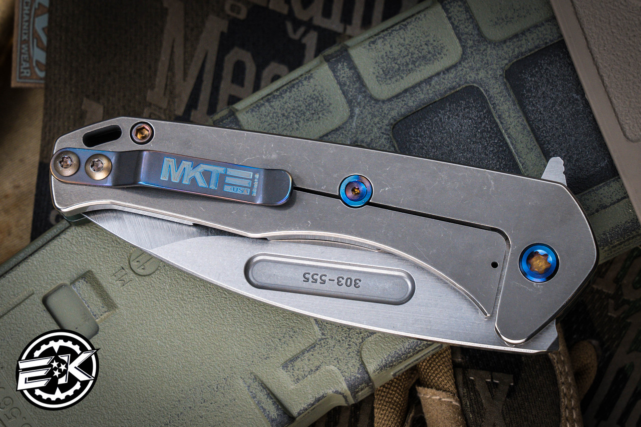 Medford Praetorian Swift FL Flipper Knife Green Aluminum/Tumbled