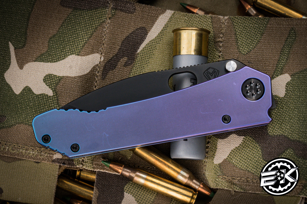 Medford 187 DP Folding Knife Violet Fade Titanium 3.75
