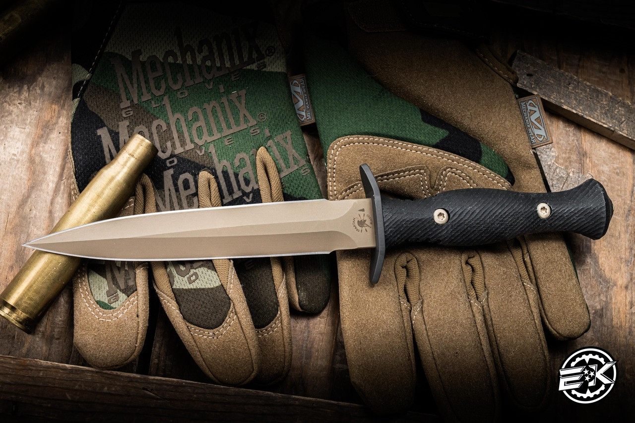 Spartan Blades Harsey Dagger Fixed Blade Knife Black Micarta 6