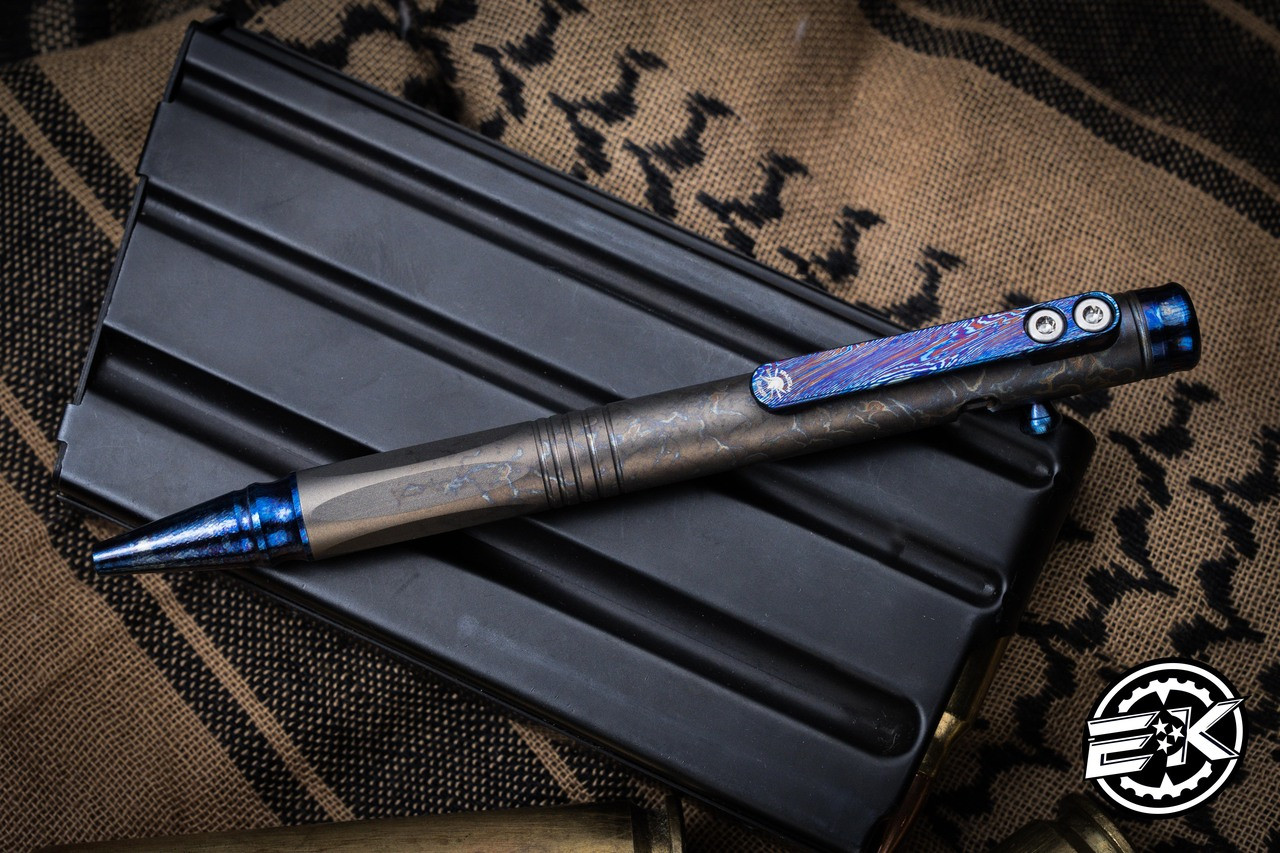 Spartan Blades Grafi Pen Timascus Titanium 5.25