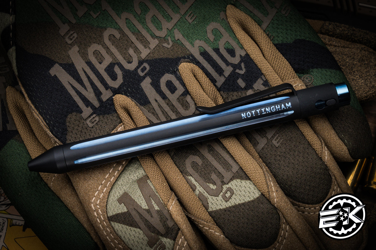 Nottingham Tactical Tibutton Full Straight Flute Black/Blue