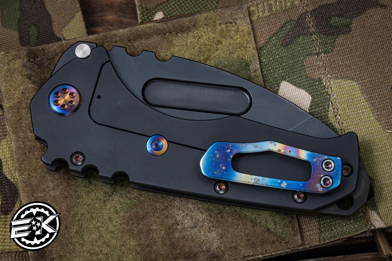 Medford Praetorian T Folding Knife DLC Black Titanium 3.75