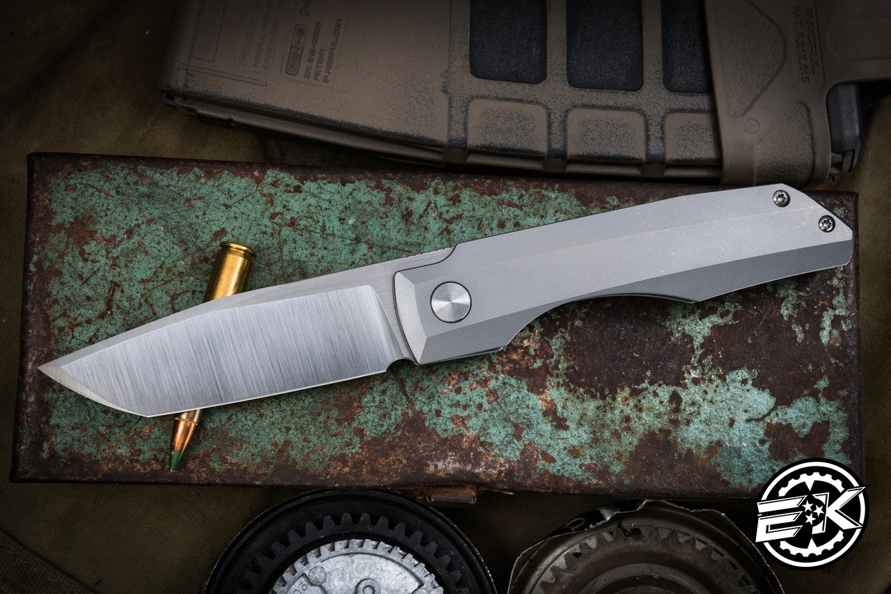 Vero Engineering Vero Impulse Thin EDC Pocket Knife - Hand Satin Blade /  Stonewashed Handle, Pocket Knives