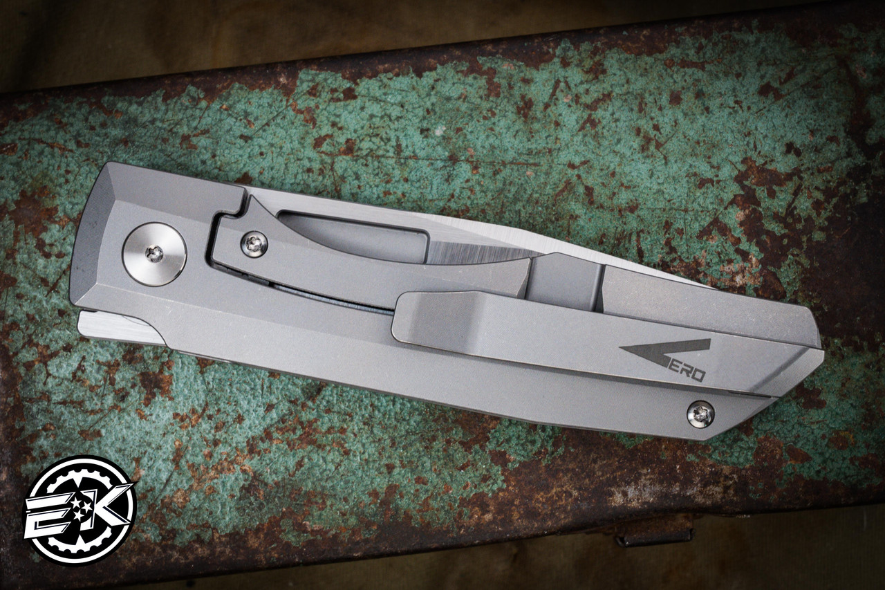 Vero Engineering Impulse Mini Folding Knife Blue E-HEX/Stonewash