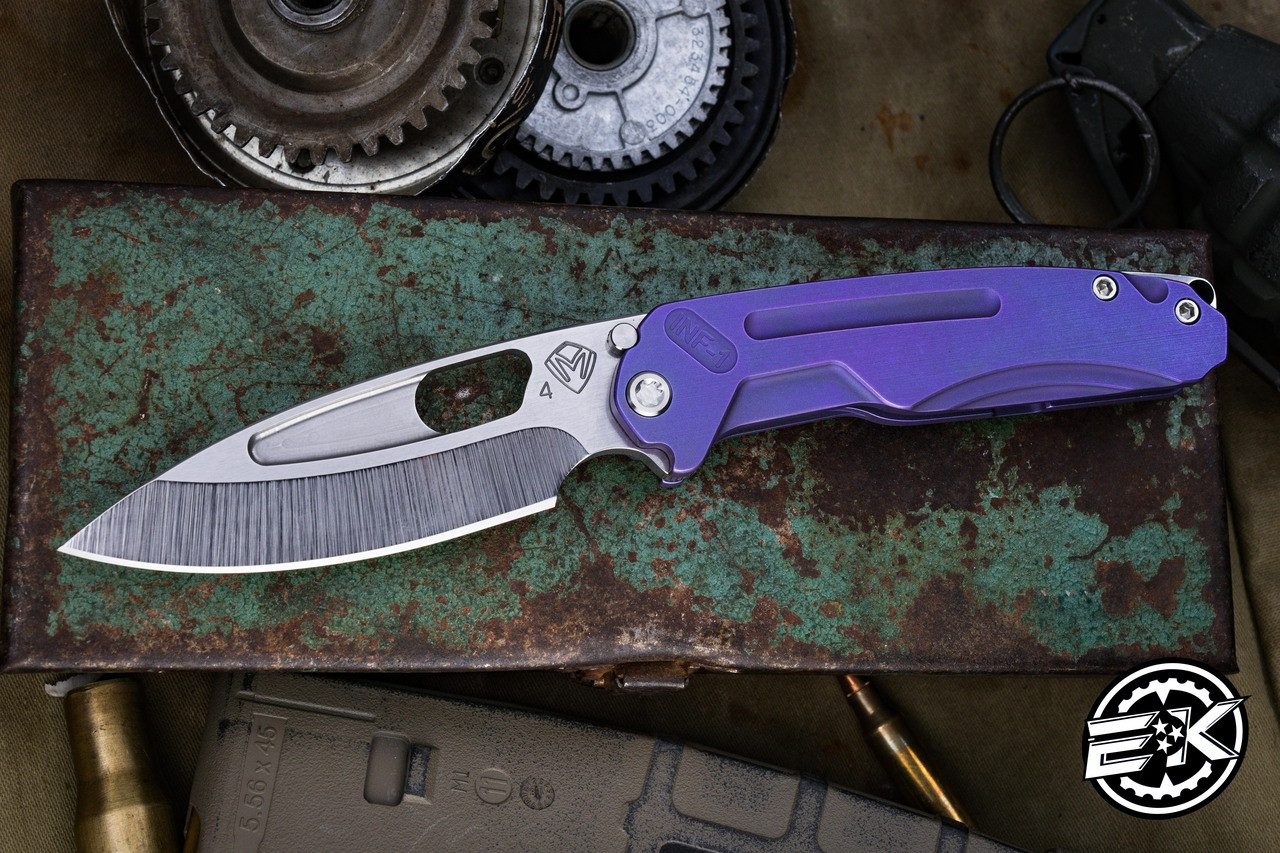 Medford Infraction Folding Knife Violet Titanium 3.6
