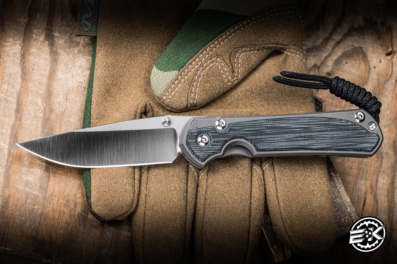 Chris Reeve Knives Small Sebenza 31 Folding Knife Glass Blasted