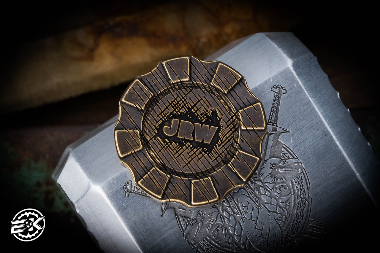 HiTex Gear Poker Chip COTMC EKNIVES HiTex Gear "JRW" Brass Poker