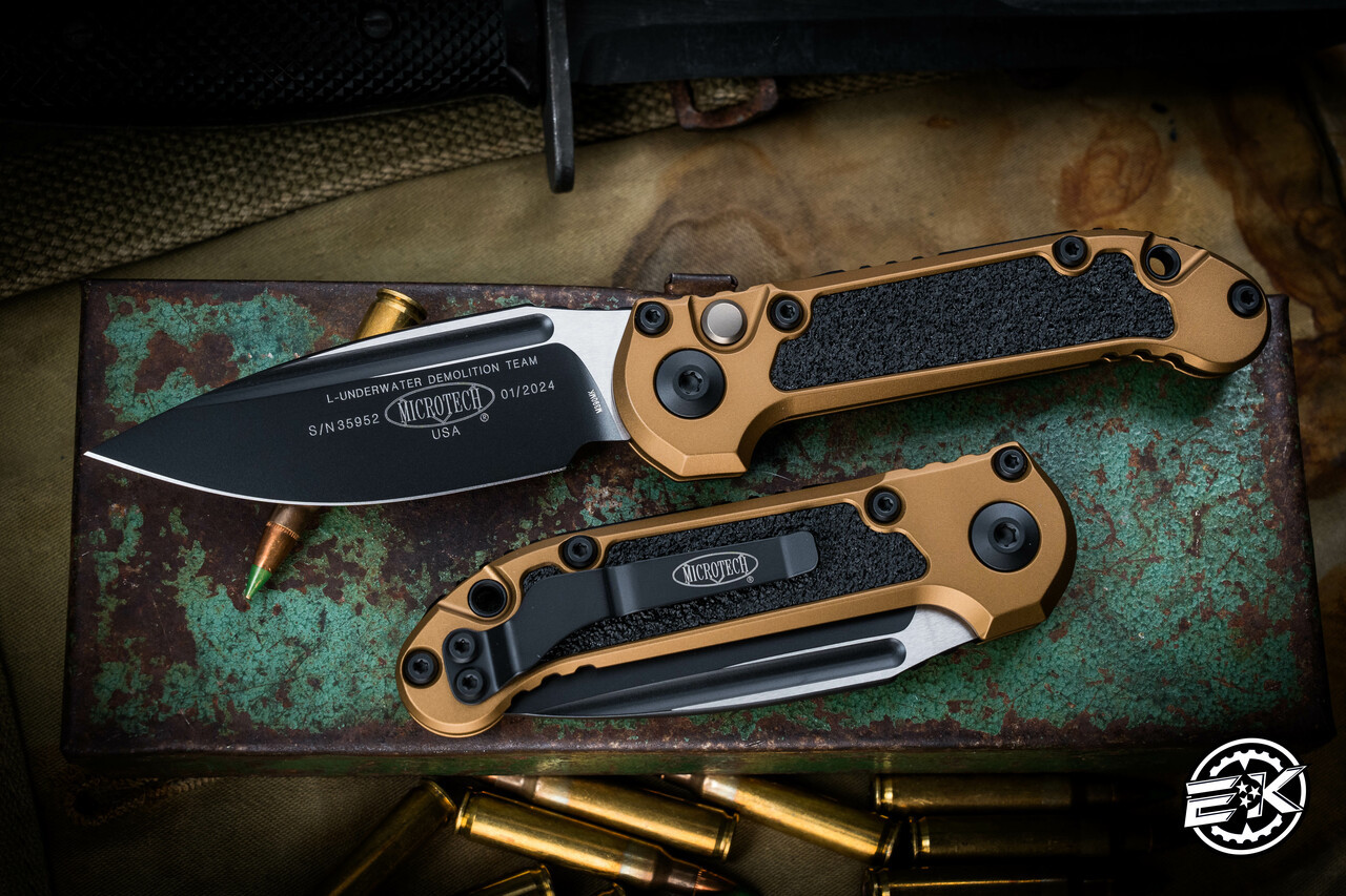 ダイバク Microtech LUDT Gen III Tan Automatic Tan Aluminum 3.4