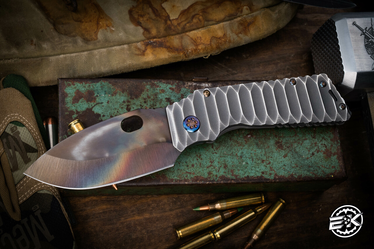 Medford TFF-1 Tactical Fighting Folder Knife Silver 