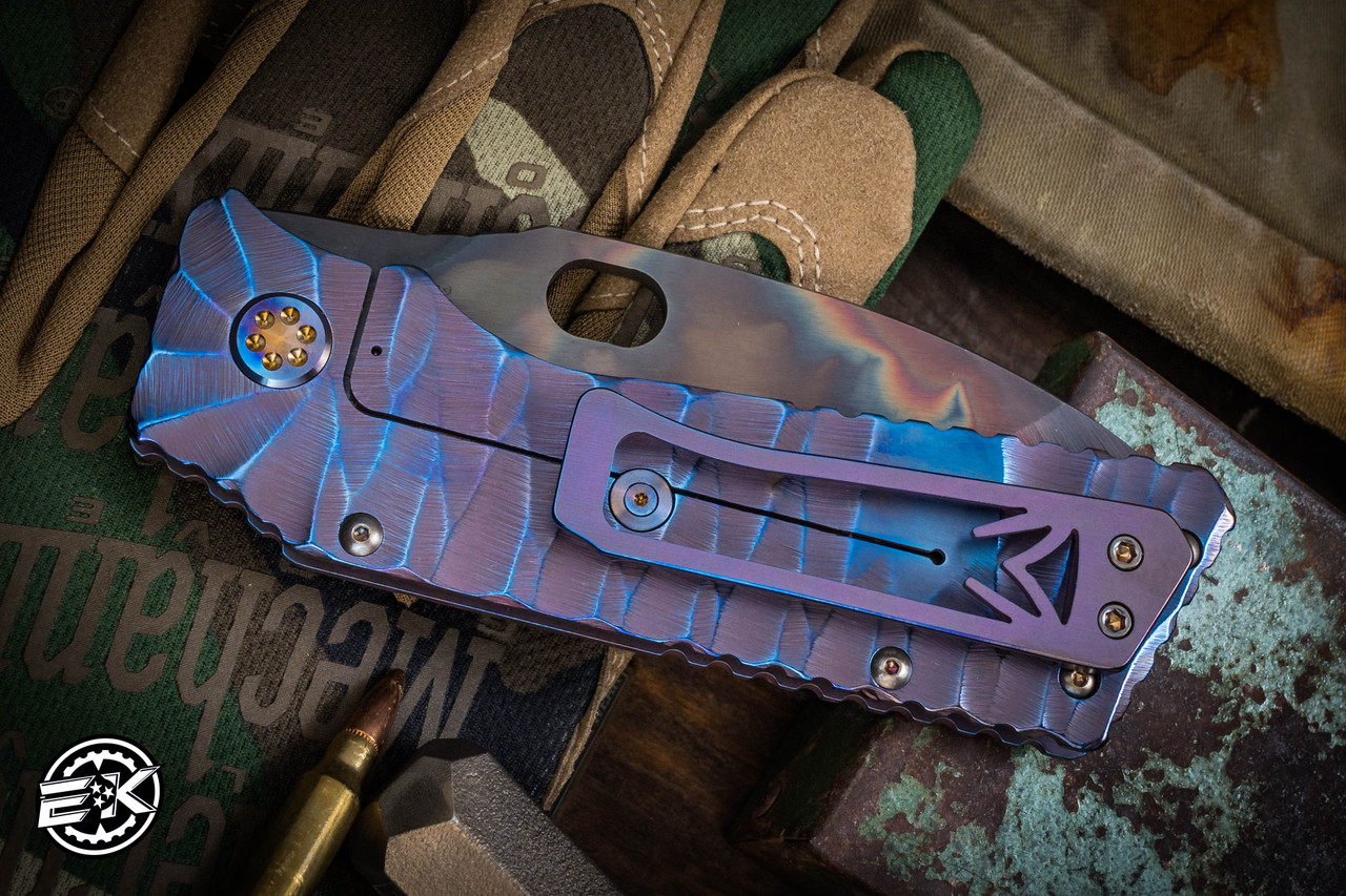 Medford TFF-1 Tactical Fighting Folder Knife Blue-Violet Predator