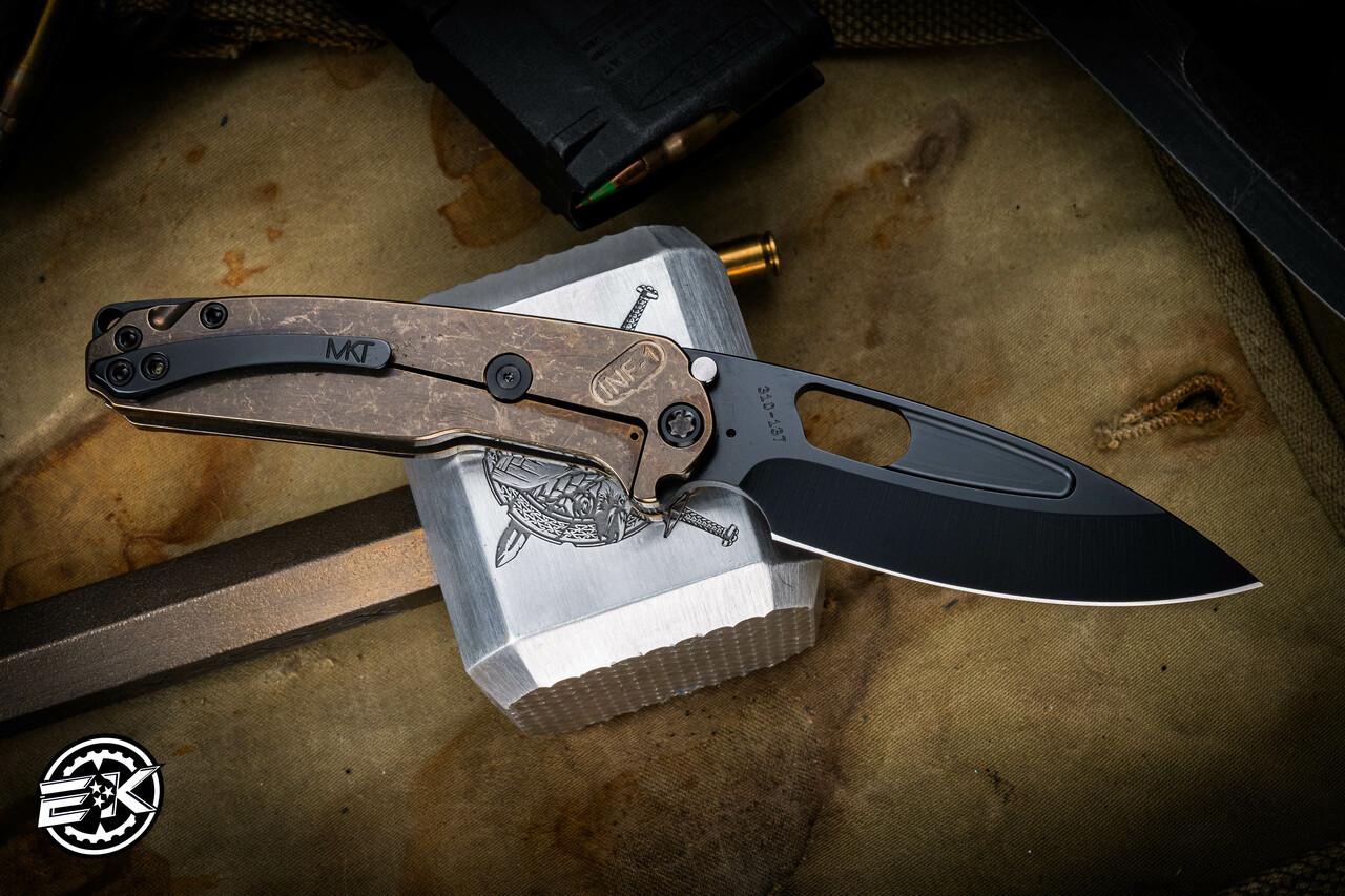 Medford Infraction Folding Knife Bronze Deep-Cut SteamPunk Medford Infraction Folding Knife Bronze Deep-Cut SteamPunk