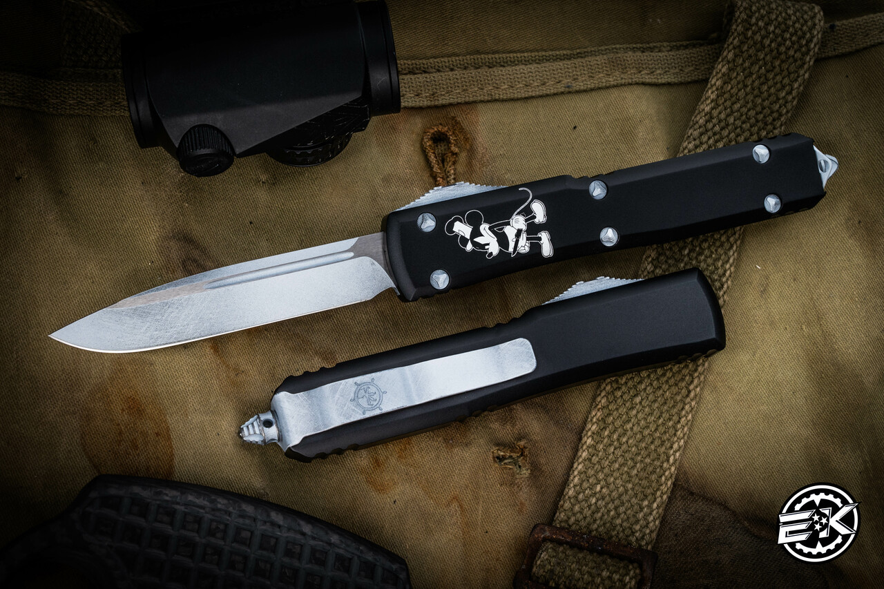 Microtech Ultratech Steamboat Willie OTF Automatic Knife 3.4