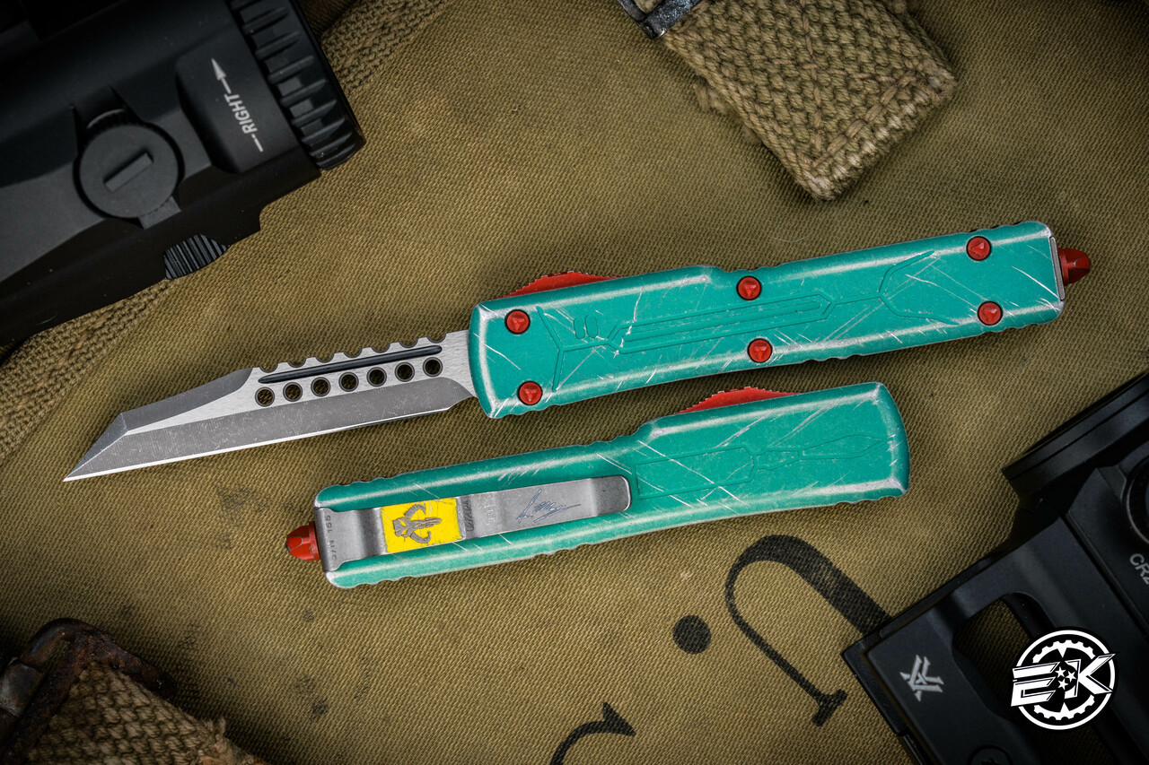 Microtech UTX-70 Hellhound Bounty Hunter OTF Automatic Knife 2.4