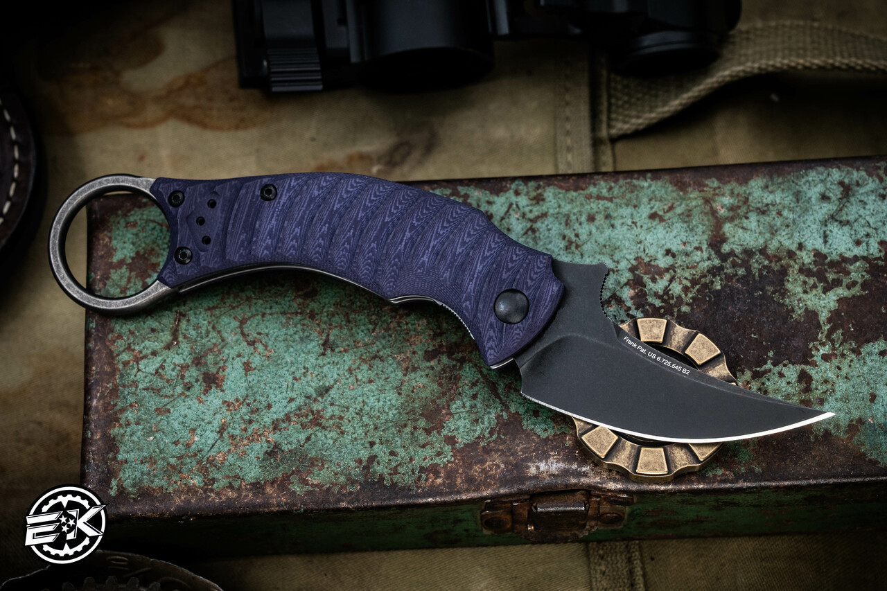 Bastinelli Knives Doug Marcaida Mako Folder Purple Textured G10