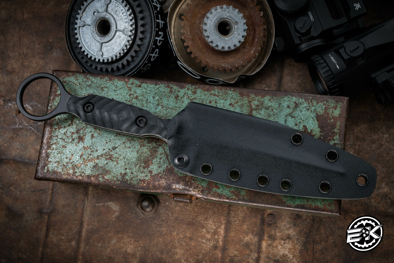 Toor Knives Specter R Socom Black Fixed Blade Knife 4.25