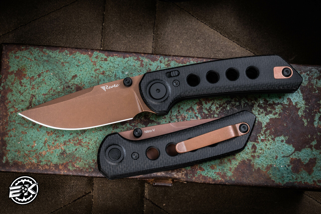 Reate PL-XT Pivot Lock Knife Black Micarta 3