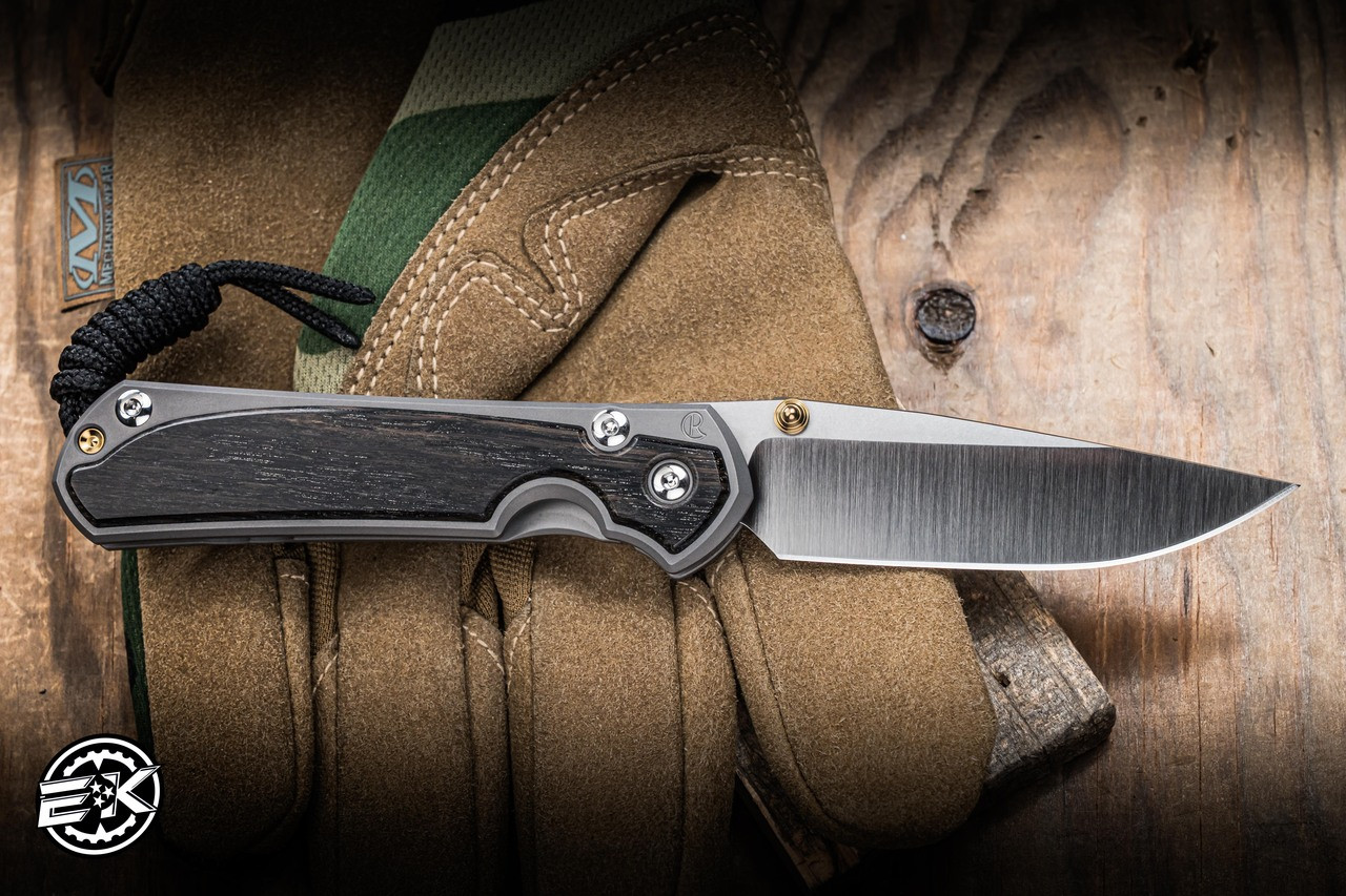 Left Hand-Chris Reeve Knives Small Sebenza 31 Knife Bog Oak 3