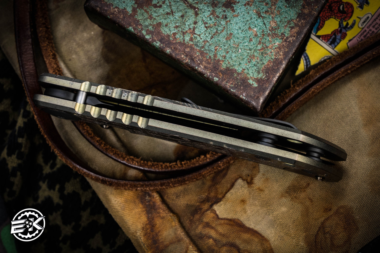 Spartan Blades SHF Harsey Folder Limited Edition Koi Fish Engraved