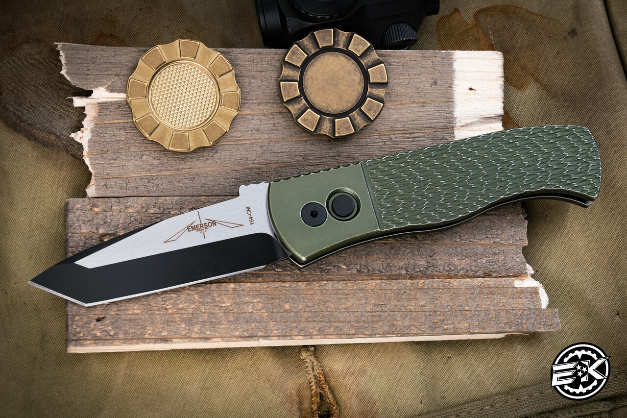 ProTech Emerson CQC7 Automatic Folding Knife Jigged Battleworn