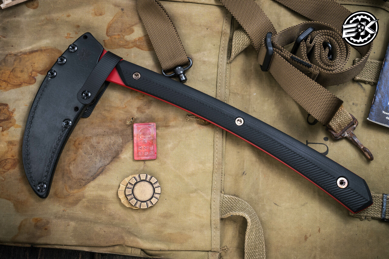 RMJ Tactical 3V Syndicate Senshi Tomahawk Scythe Black G10 15