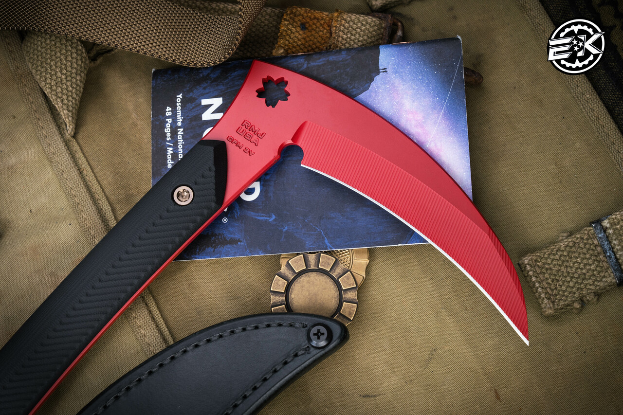 RMJ Tactical 3V Syndicate Senshi Tomahawk Scythe Black G10 15