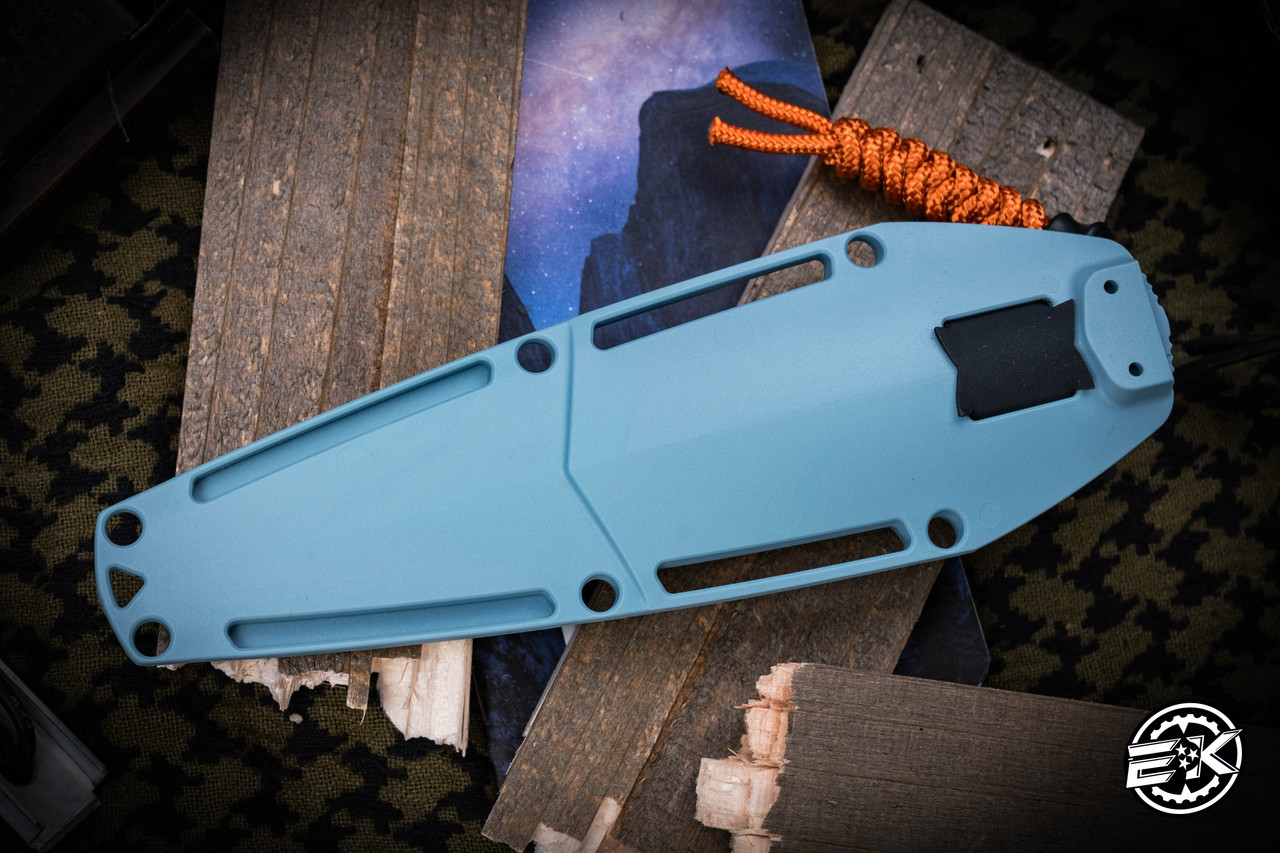 Benchmade Water Intersect Fixed Blade Knife Depth Blue Santoprene