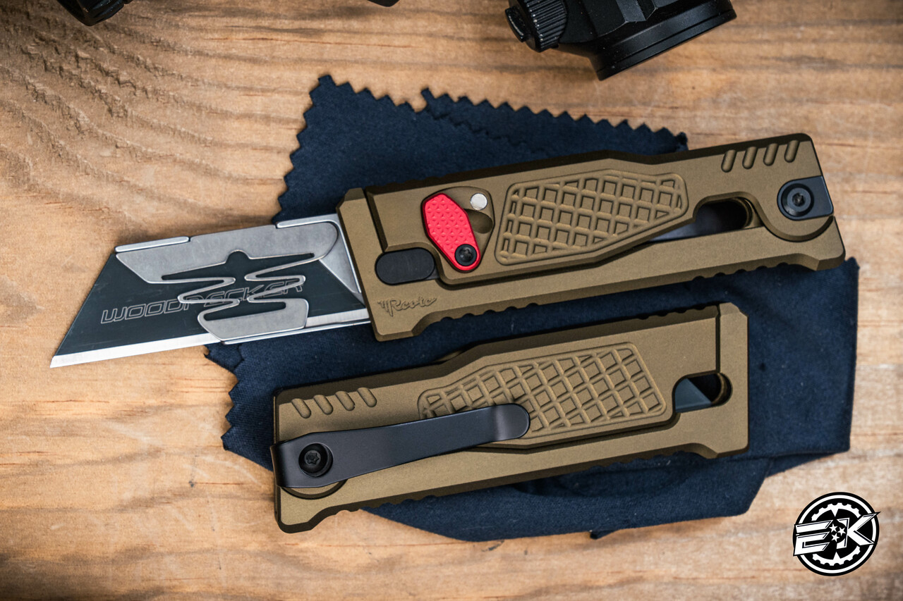 Reate EXO-U Gravity Utility Knife Bronze Diamond Frag