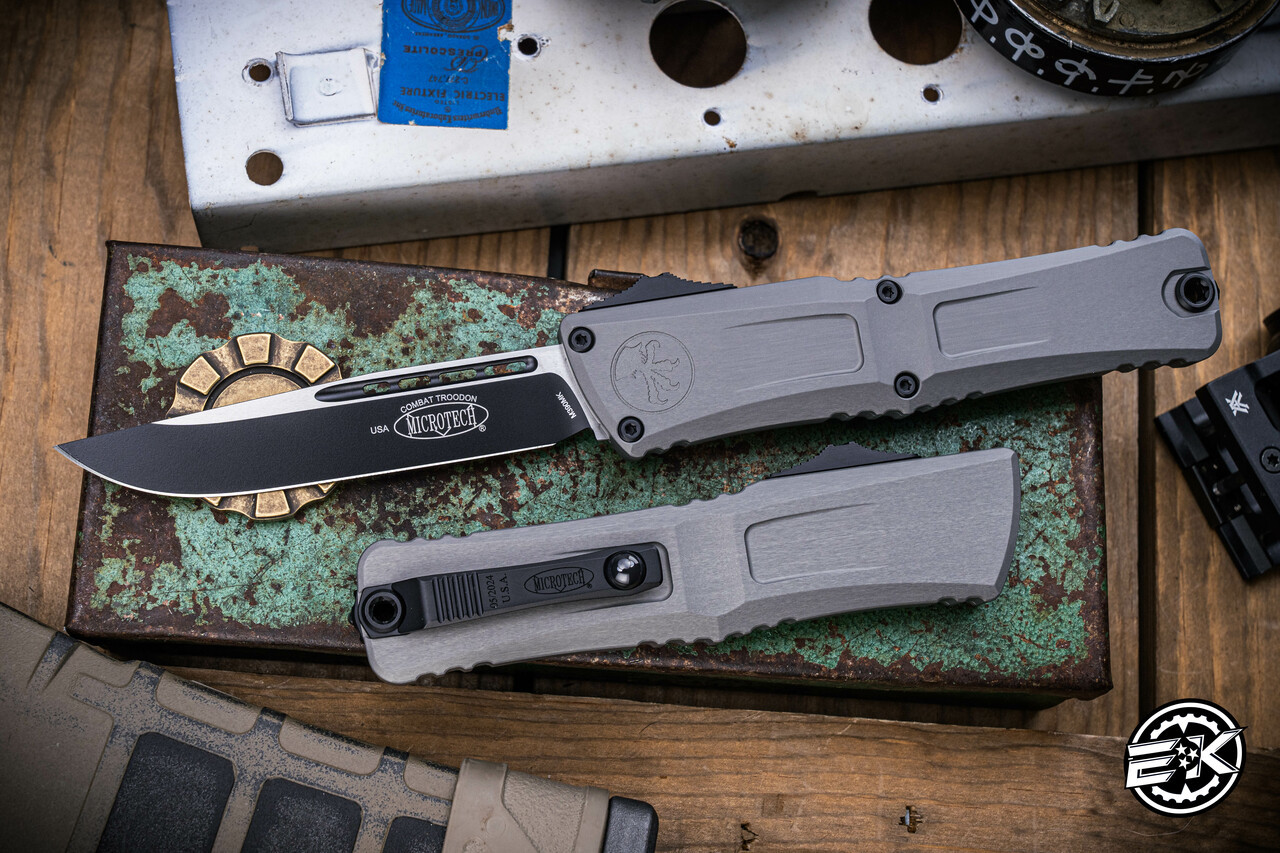 Microtech Combat Troodon Gen III OTF Automatic Knife Natural