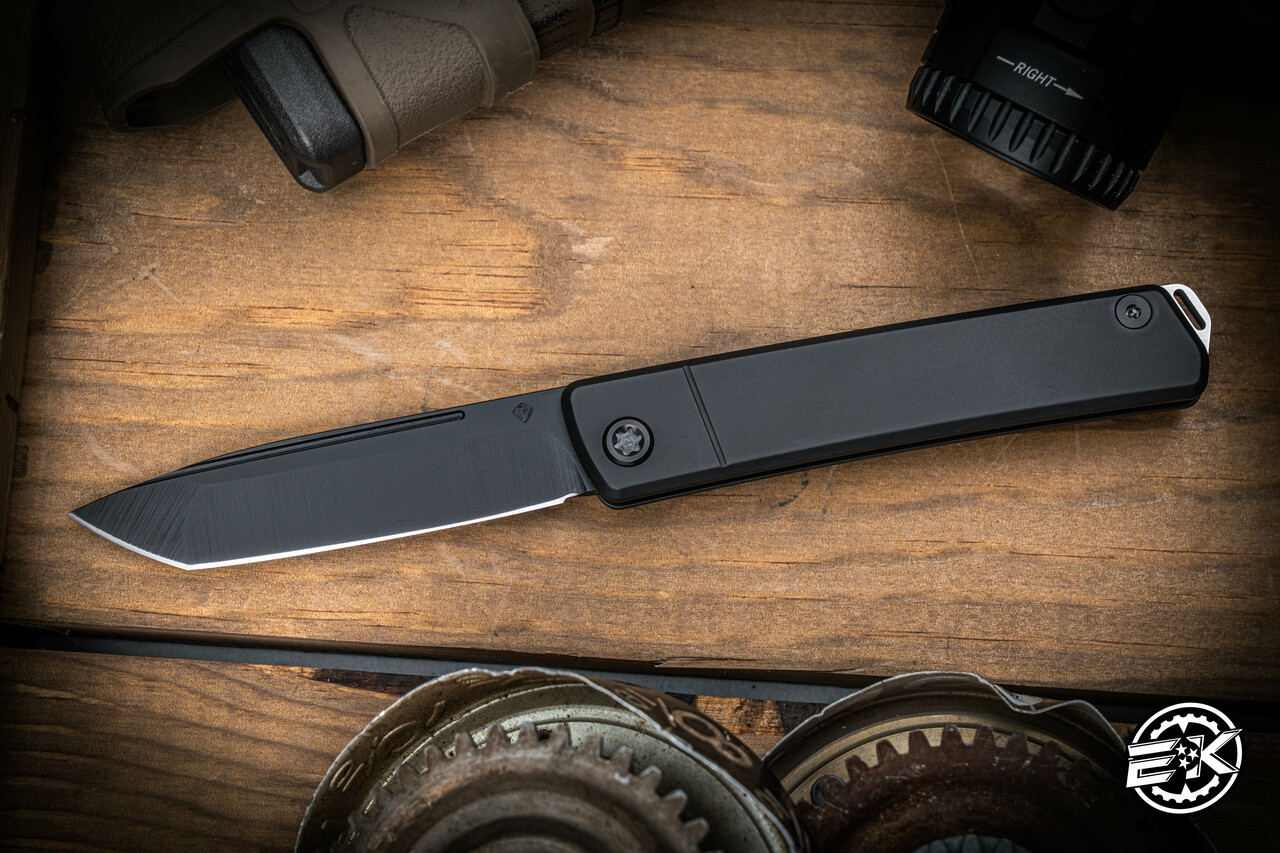 Medford Gentleman Jack (GJ-2) Slip Joint Knife DLC Black Titanium