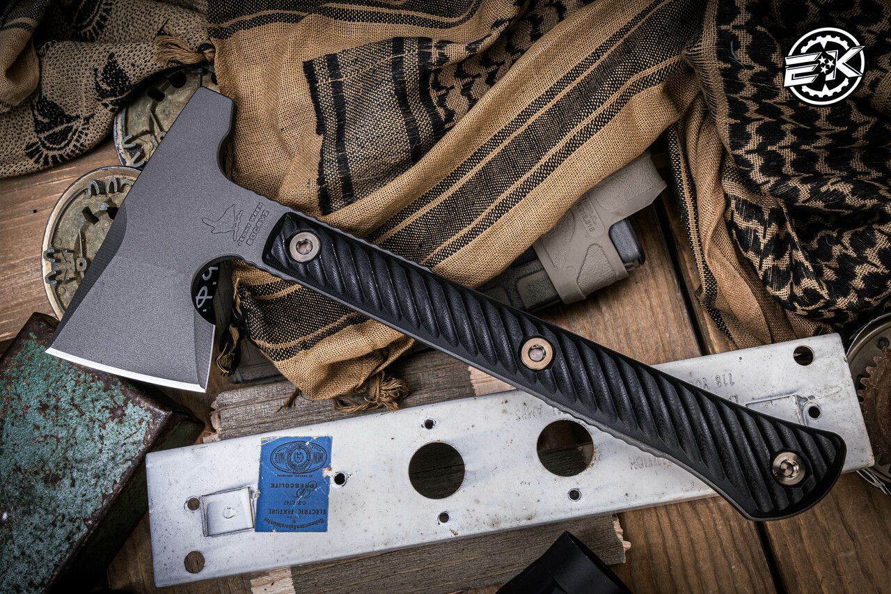 RMJ Tactical Jenny Wren Hammer Poll Tomahawk Black G10 11.75