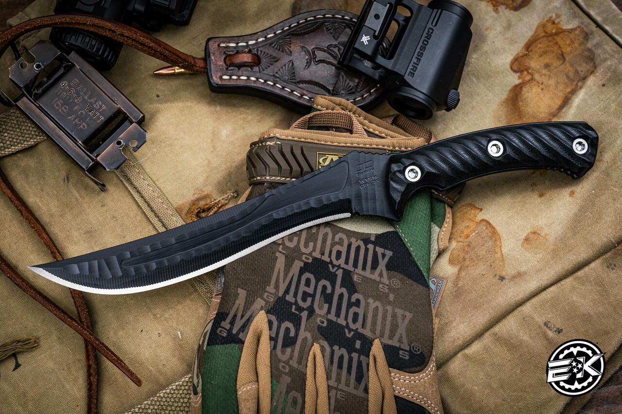 RMJ Tactical 3V Syndicate WYRM Sword Textured Blackout 7.25