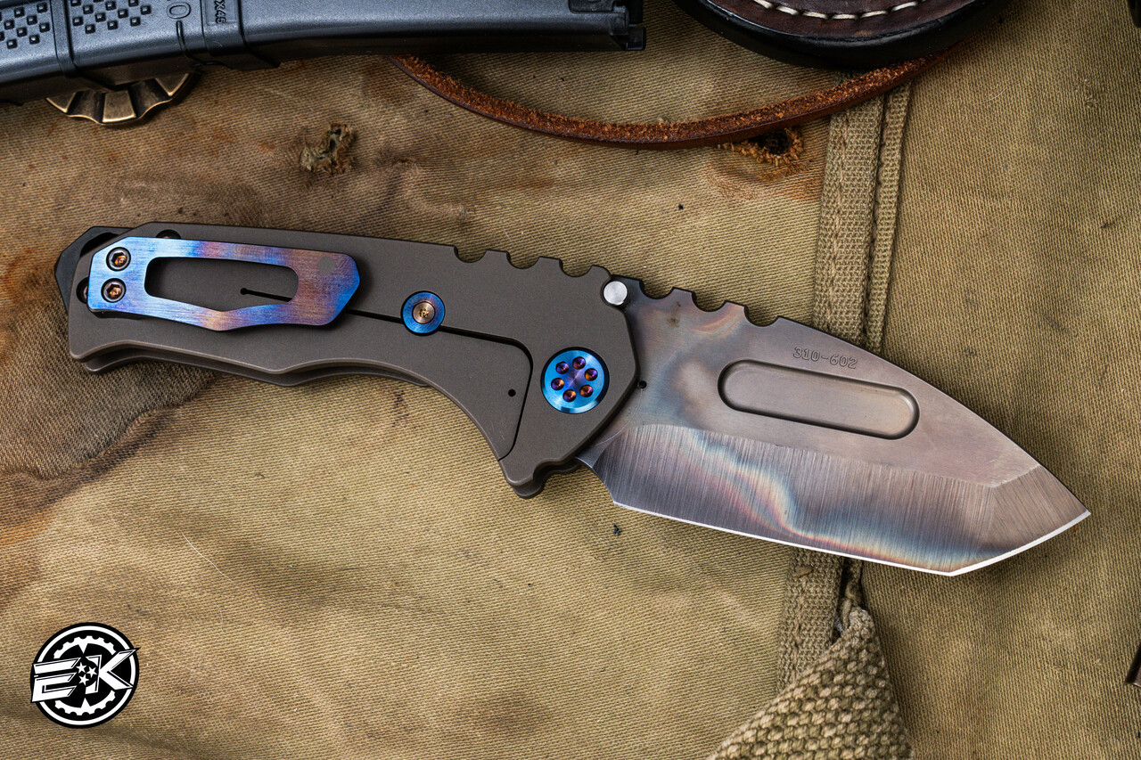 Medford Praetorian Genesis T Folding Knife Blasted Bronze Titanium